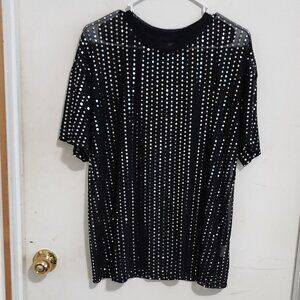 Shein Ladies Glamor Mesh Top, Size S